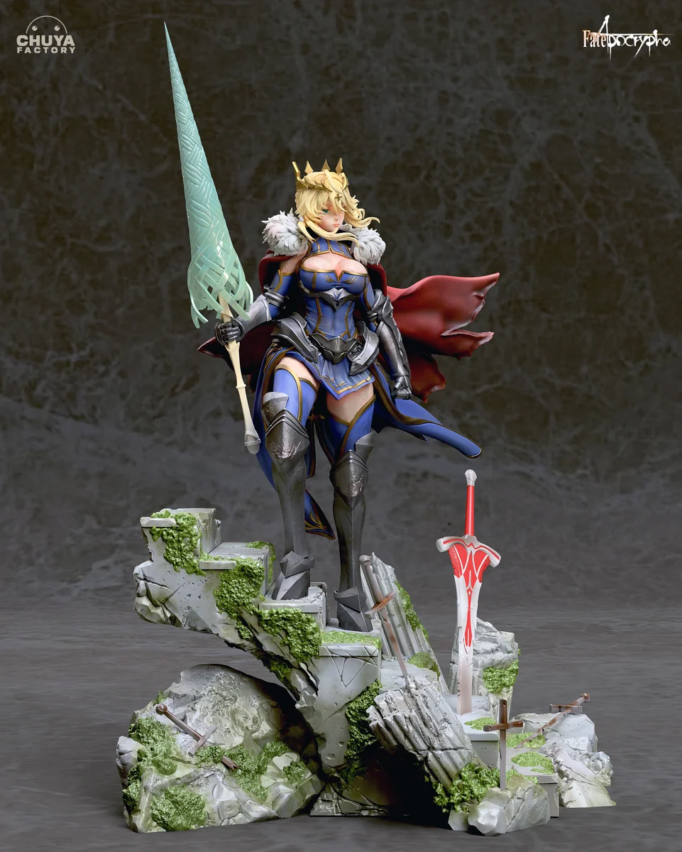 Artoria Pendragon | Fan Art | 3D Printed Resin Model Garage Kit | *Un-Painted* | Chuya Factory 4