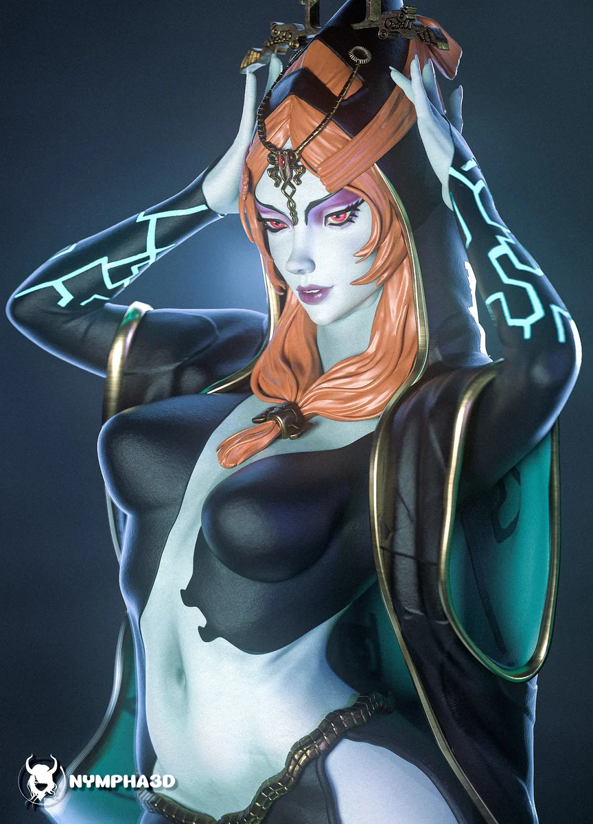 Midna | Fan Art | 3D Printed Resin Model Garage Kit | *Un-Painted* | Nympha3D 8