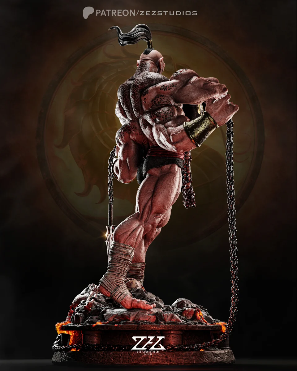 Goro | Fan Art | 3D Printed Resin Model Garage Kit | *Un-Painted* | ZEZ Studio 4