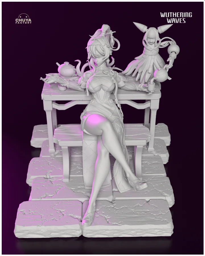 Yinlin | Fan Art | 3D Printed Resin Model Garage Kit | *Un-Painted* | Chuya Factory 10