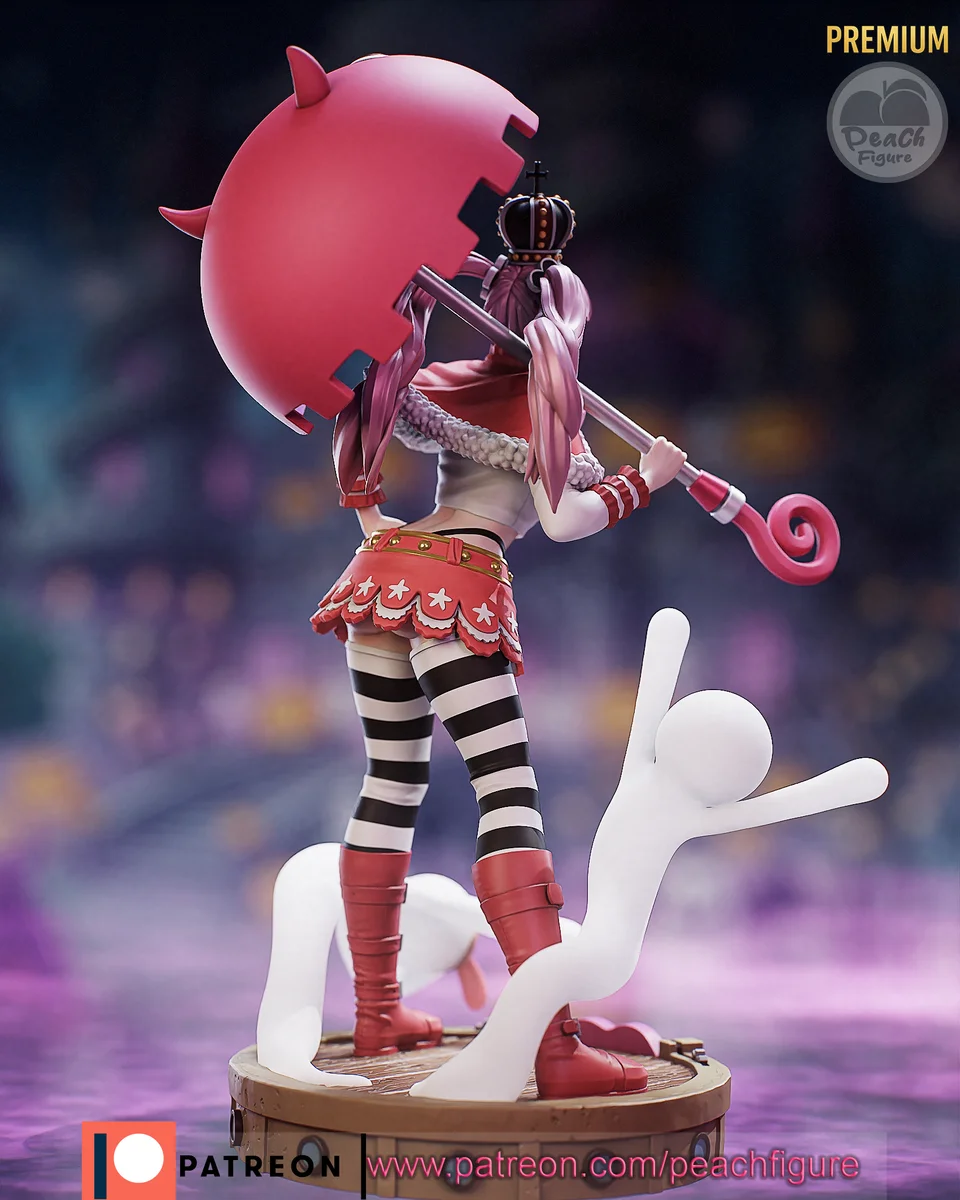 Perona | Fan Art | 3D Printed Resin Model Garage Kit | *Un-Painted* | Peach Figure 3