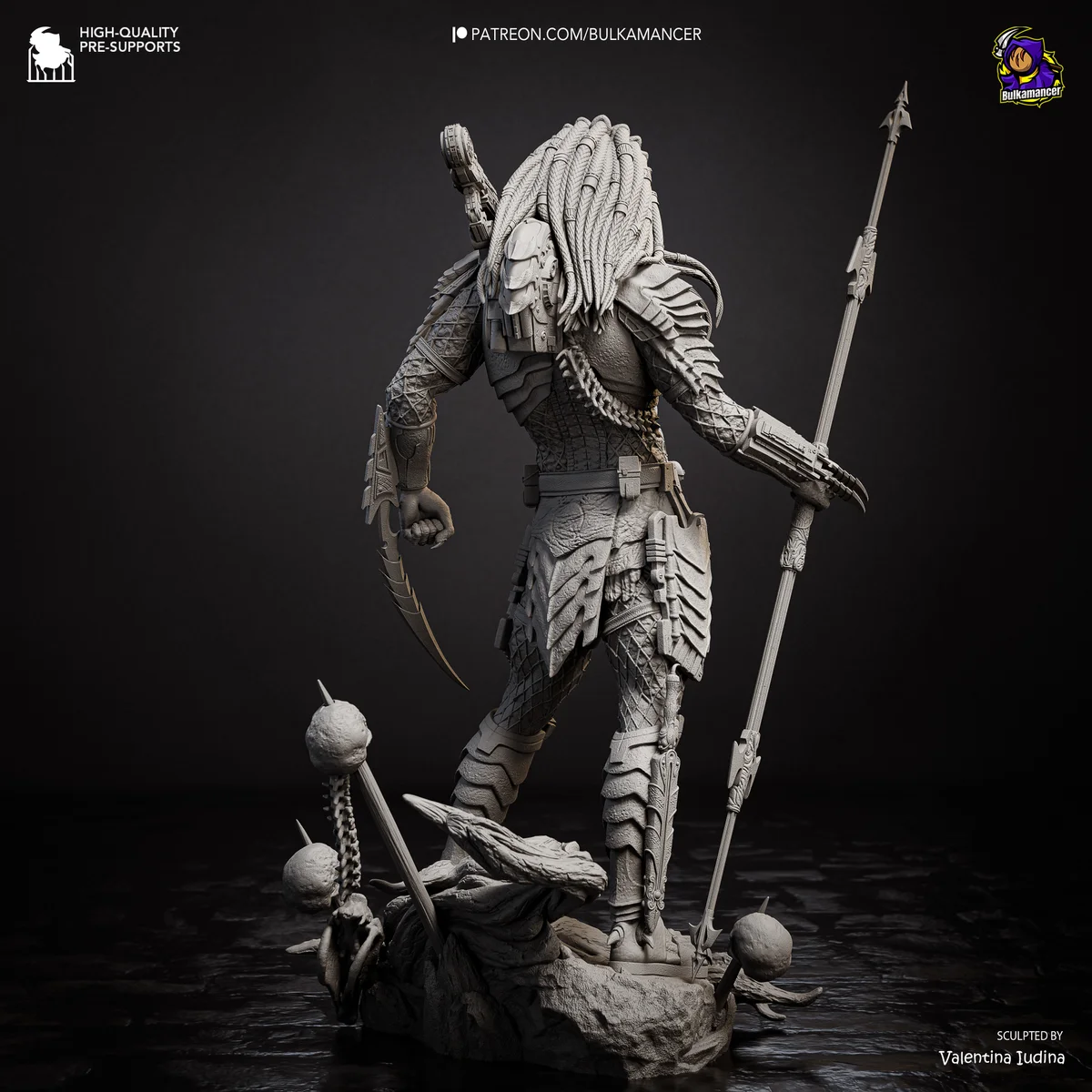 Predator | Fan Art | 3D Printed Resin Model Garage Kit | *Un-Painted* | Bulkamancer 18
