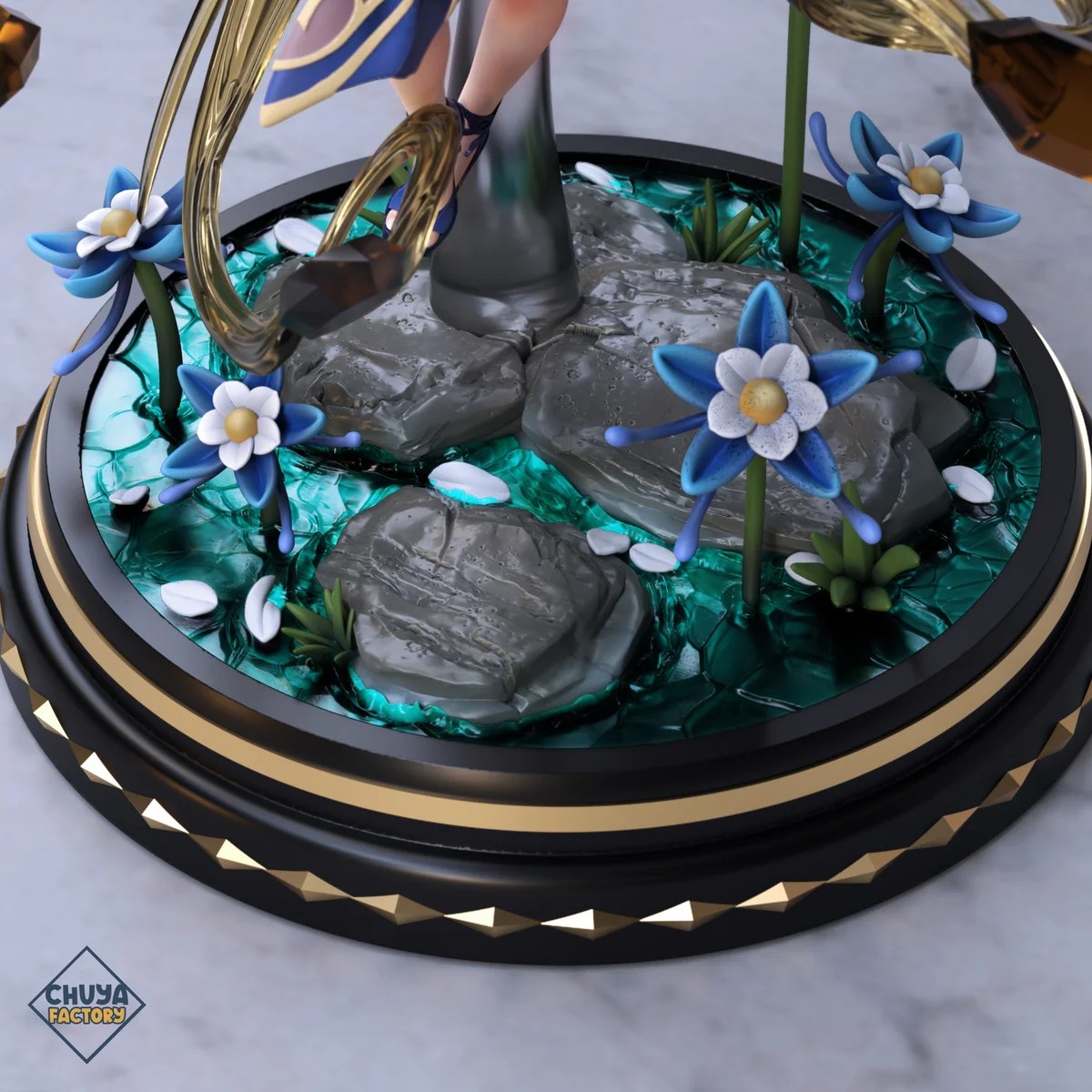 Ningguang | Fan Art | 3D Printed Resin Model Garage Kit | *Un-Painted* | Chuya Factory 6