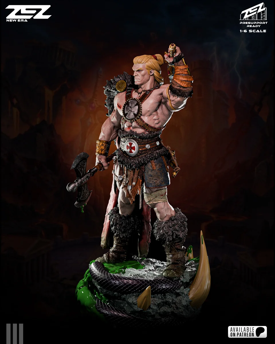 He-Man Museum | Fan Art | 3D Printed Resin Model Garage Kit | *Un-Painted* | ZEZ Studio 5
