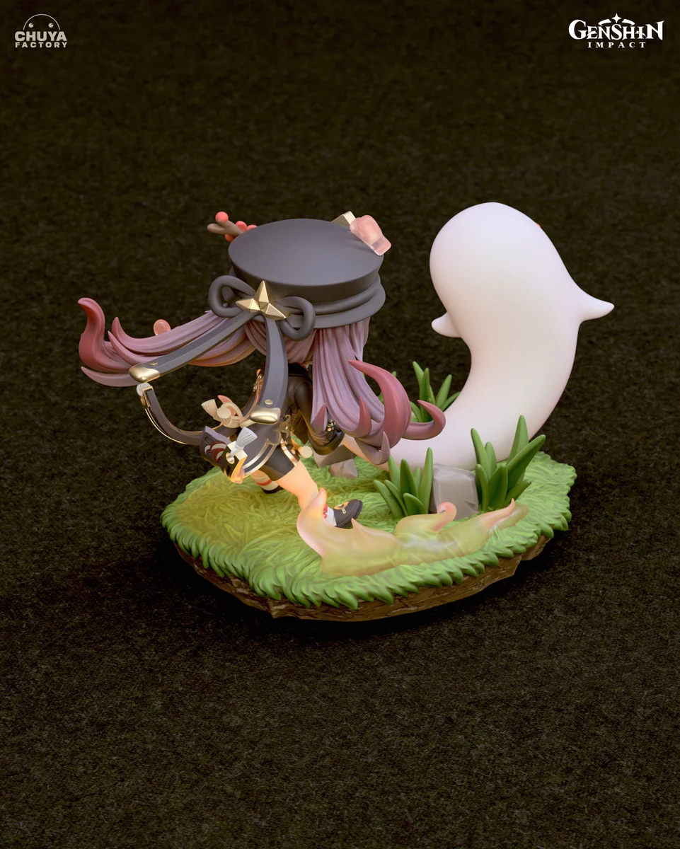 Chibi Hu Tao | Fan Art | 3D Printed Resin Model Garage Kit | *Un-Painted* | Chuya Factory 6