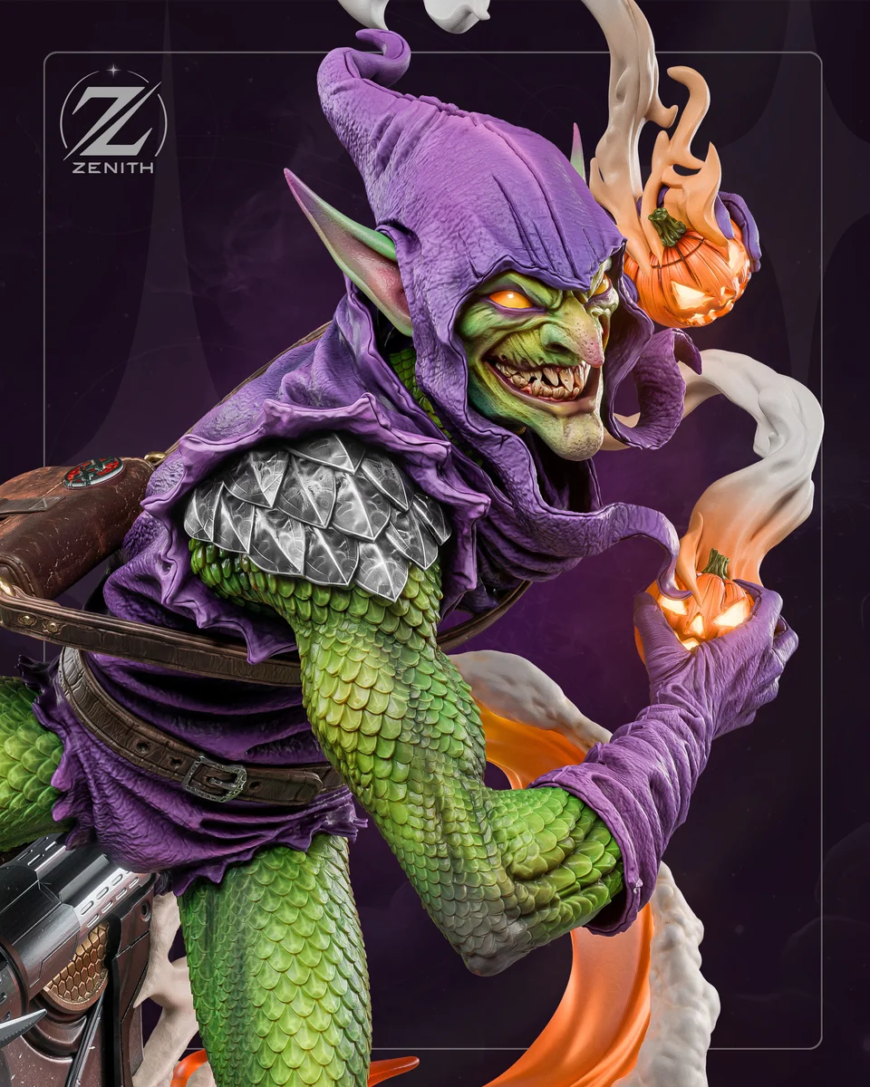 Green Goblin | Fan Art | 3D Printed Resin Model Garage Kit | *Un-Painted* | Zenith Studios
