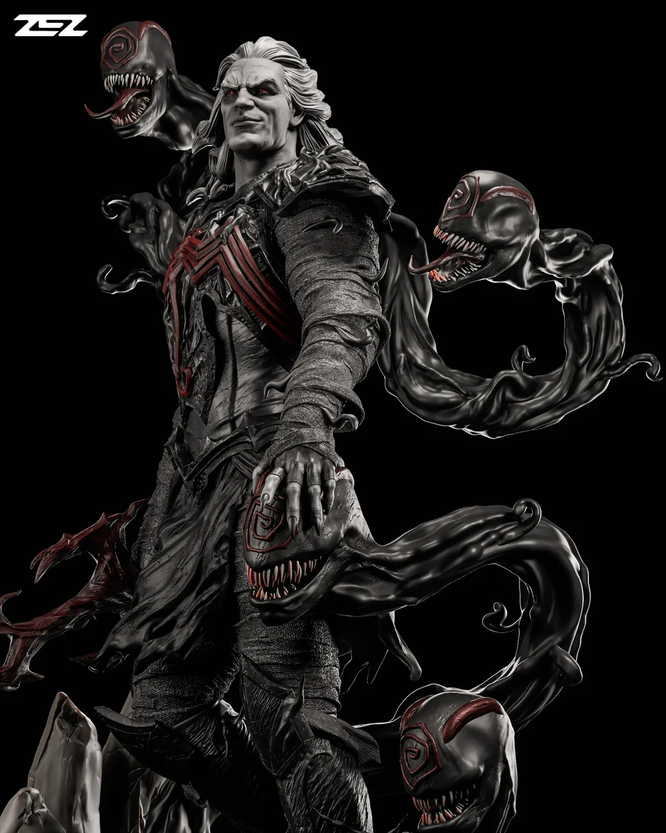 Knull | Fan Art | 3D Printed Resin Model Garage Kit | *Un-Painted* | ZEZ Studio 3