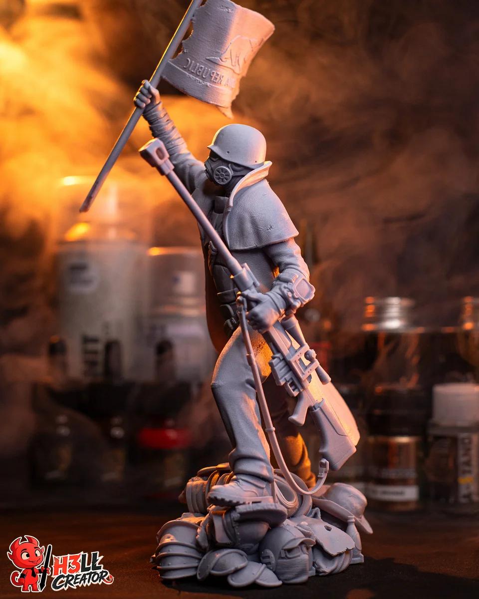 NCR Ranger | Fan Art | 3D Printed Resin Model Garage Kit | *Un-Painted* | H3LL Creator 12