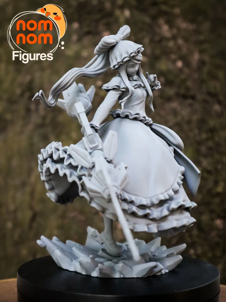 Shalltear Bloodfallen | Fan Art | 3D Printed Resin Model Garage Kit | *Un-Painted* | Nomnom 7