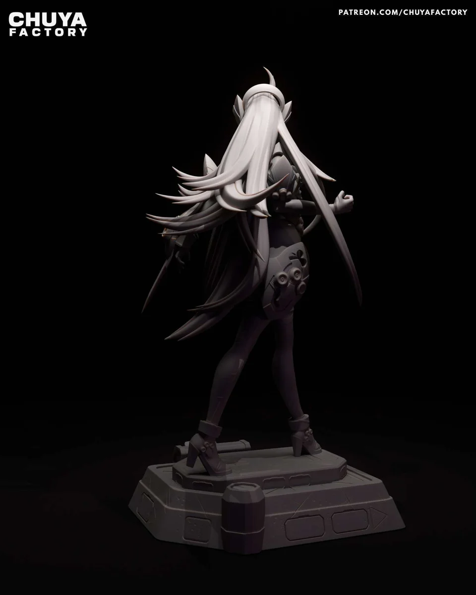 T - ELOS | Fan Art | 3D Printed Resin Model Garage Kit | *Un-Painted* | Chuya Factory 12