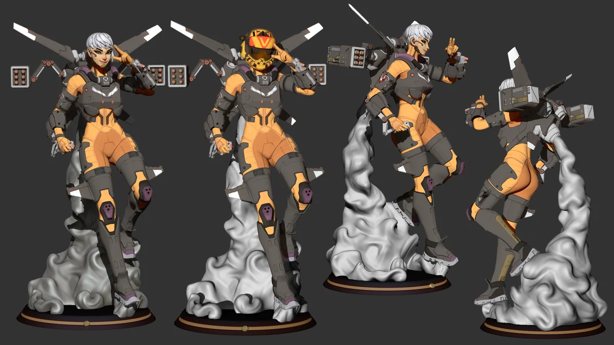 Valkyrie | Fan Art | 3D Printed Resin Model Garage Kit | *Un-Painted* | Inaki Sculpts 6