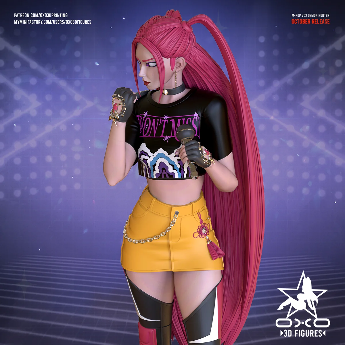 Mira | Fan Art | 3D Printed Resin Model Garage Kit | *Un-Painted* | OXO3D 3