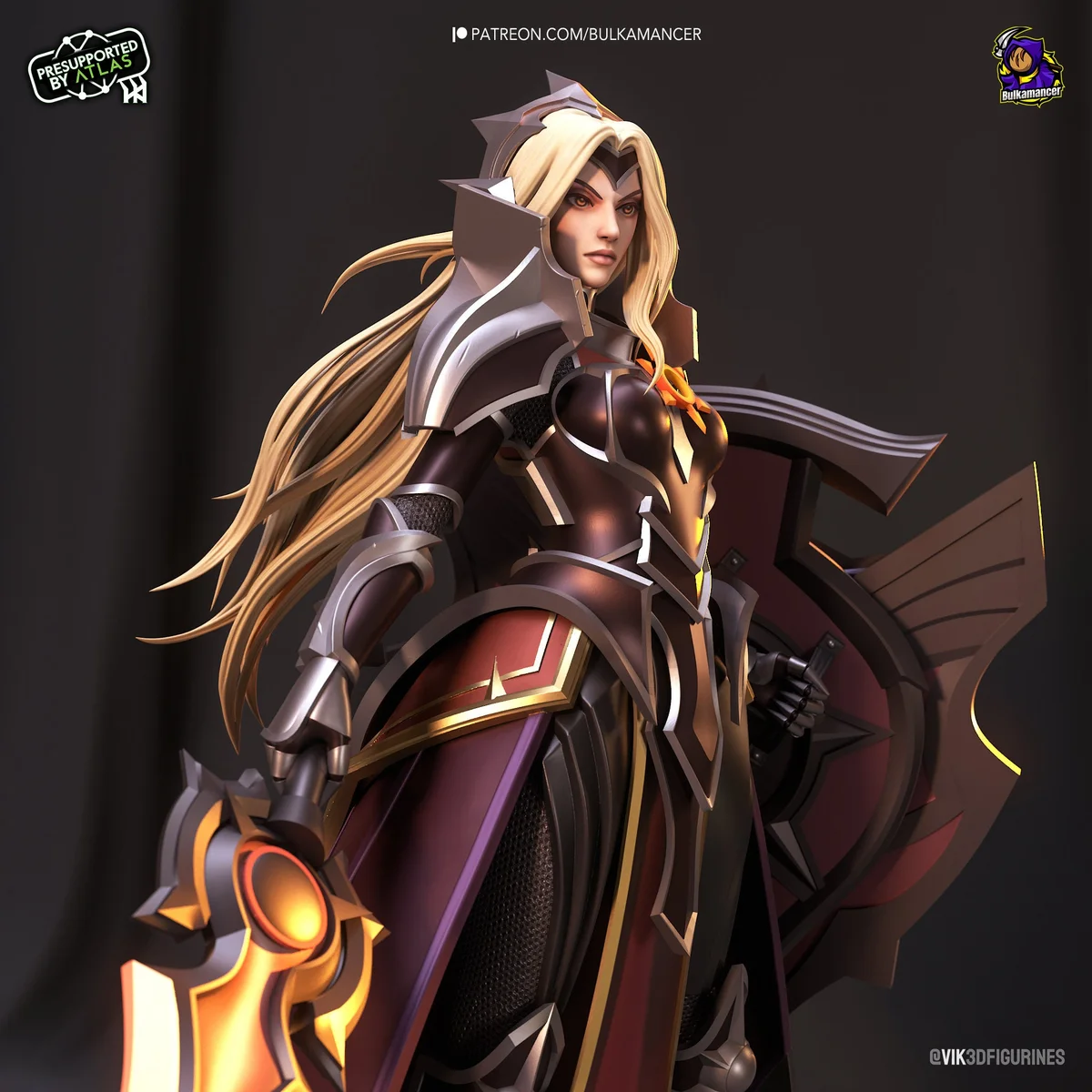 Leona | Fan Art | 3D Printed Resin Model Garage Kit | *Un-Painted* | Bulkamancer 2