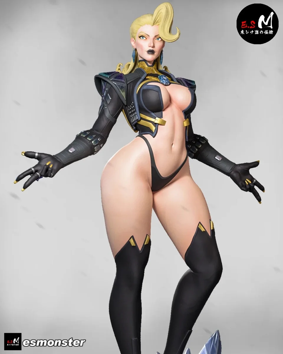 Emma Frost v1 | Fan Art | 3D Printed Resin Model Garage Kit | *Un-Painted* | ES Monster 4