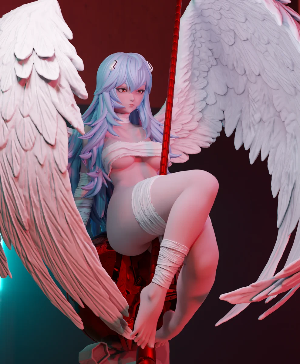 Rei Ayanami | Fan Art | 3D Printed Resin Model Garage Kit | *Un-Painted* | Momoji 10