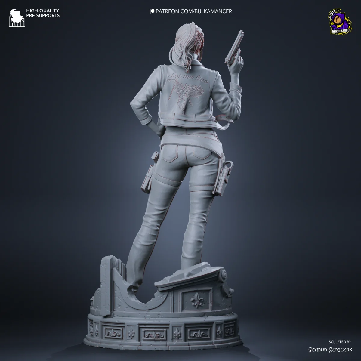 Claire Redfield | Fan Art | 3D Printed Resin Model Garage Kit | *Un-Painted* | Bulkamancer 8