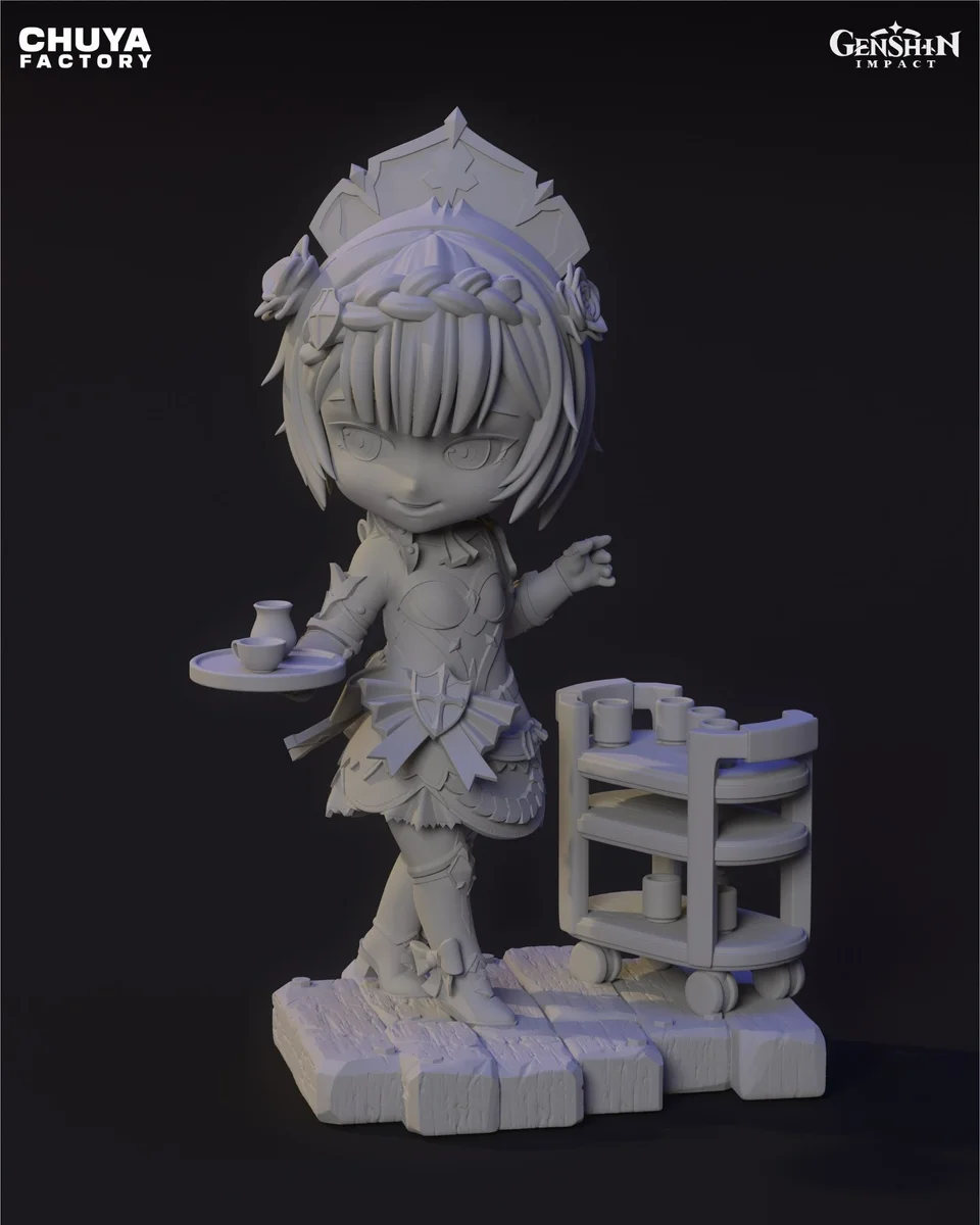 Chibi Noelle | Fan Art | 3D Printed Resin Model Garage Kit | *Un-Painted* | Chuya Factory 10