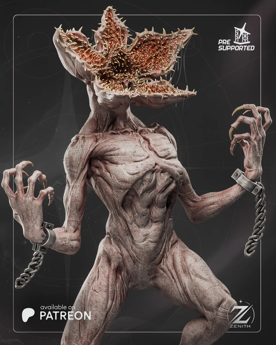 Demogorgon | Fan Art | 3D Printed Resin Model Garage Kit | *Un-Painted* | Zenith Studios