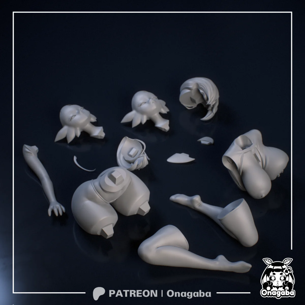 Gardevoir | Fan Art | 3D Printed Resin Model Garage Kit | *Un-Painted* | ONAGABA 8