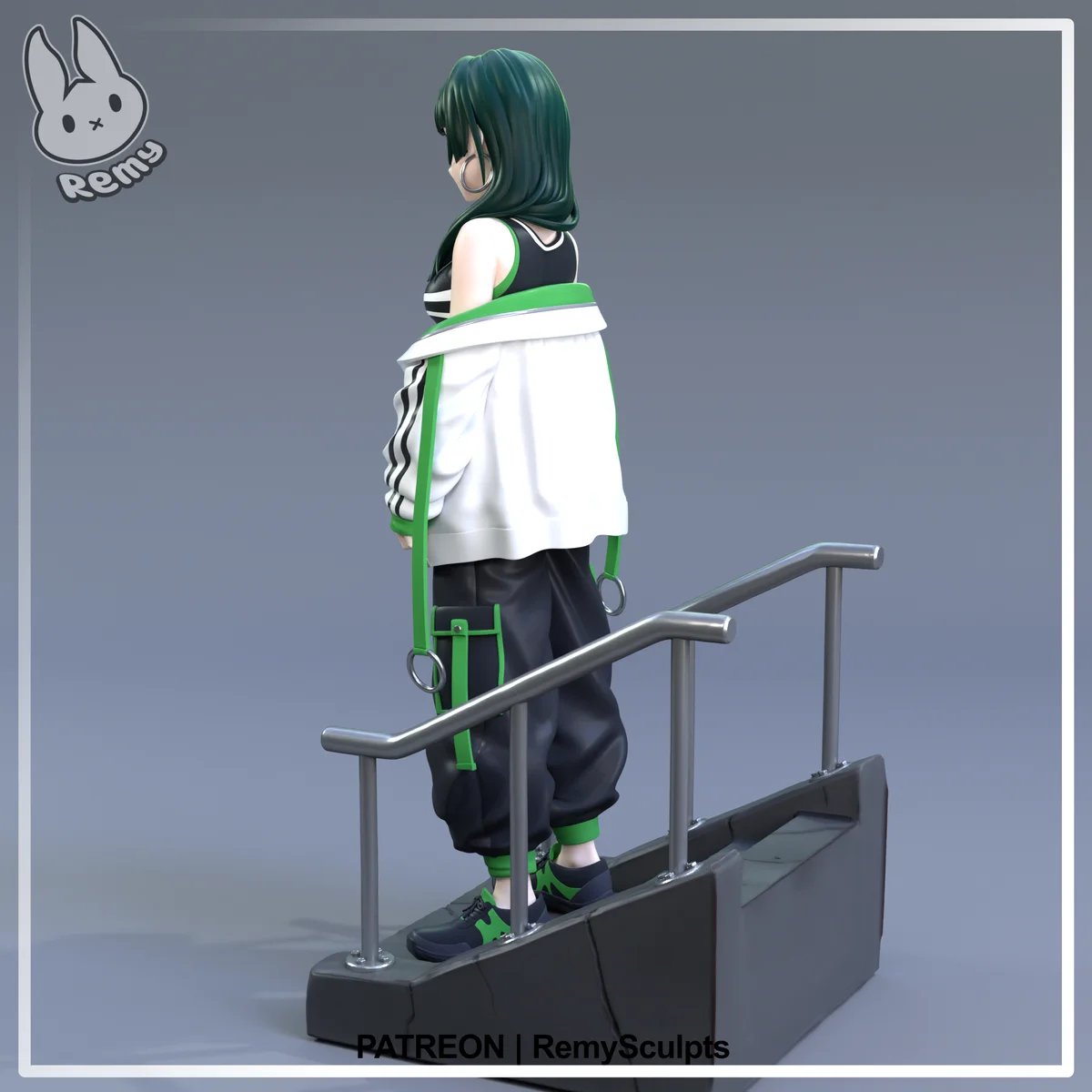 Maomao (Streetwear) | Fan Art | 3D Printed Resin Model Garage Kit | *Un-Painted* | Remy Sculpts 7