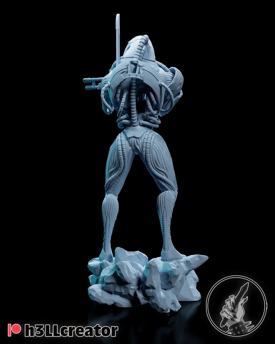 Legion | Fan Art | 3D Printed Resin Model Garage Kit | *Un-Painted* | H3LL Creator 6