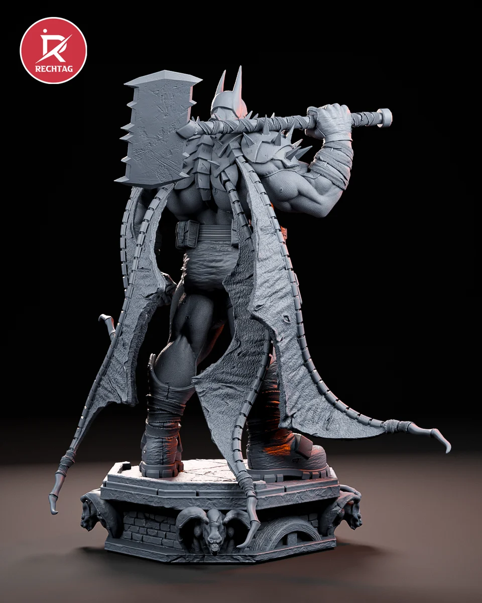 Absolute Batman | Fan Art | 3D Printed Resin Model Garage Kit | *Un-Painted* | Rechtag 4