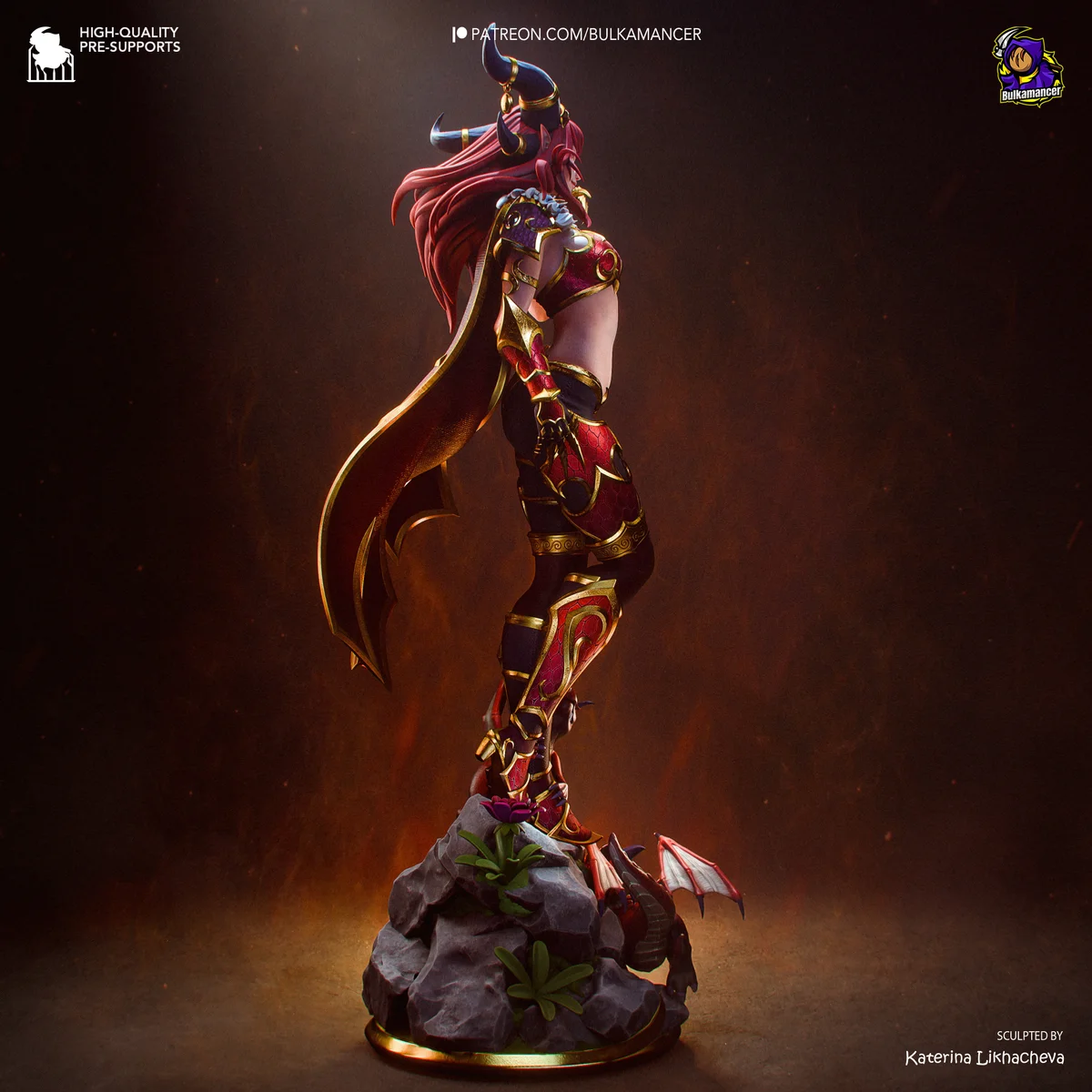 Alexstrasza | Fan Art | 3D Printed Resin Model Garage Kit | *Un-Painted* | Bulkamancer 4