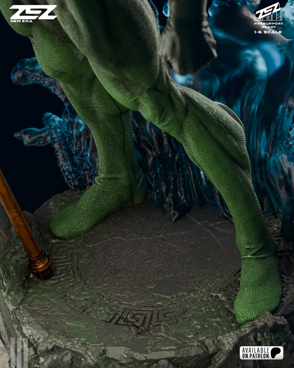 Aquaman Museum | Fan Art | 3D Printed Resin Model Garage Kit | *Un-Painted* | ZEZ Studio 8