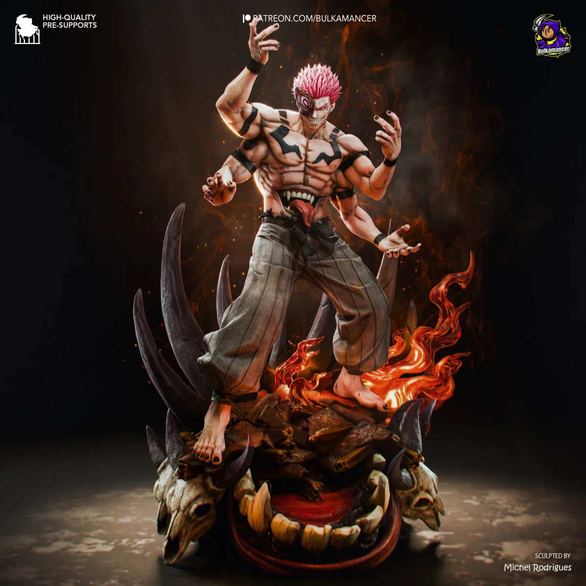 Sakuna | Fan Art | 3D Printed Resin Model Garage Kit | *Un-Painted* | Bulkamancer 3