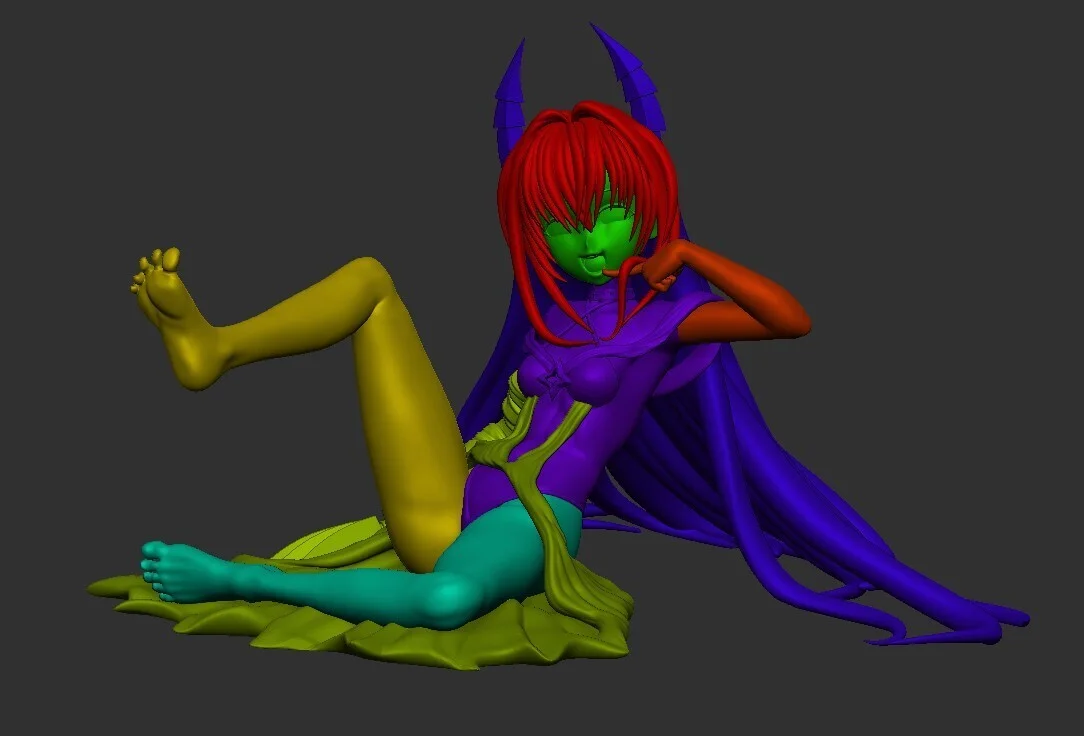 Darkness | Fan Art | 3D Printed Resin Model Garage Kit | *Un-Painted* | Yoru Studio 3
