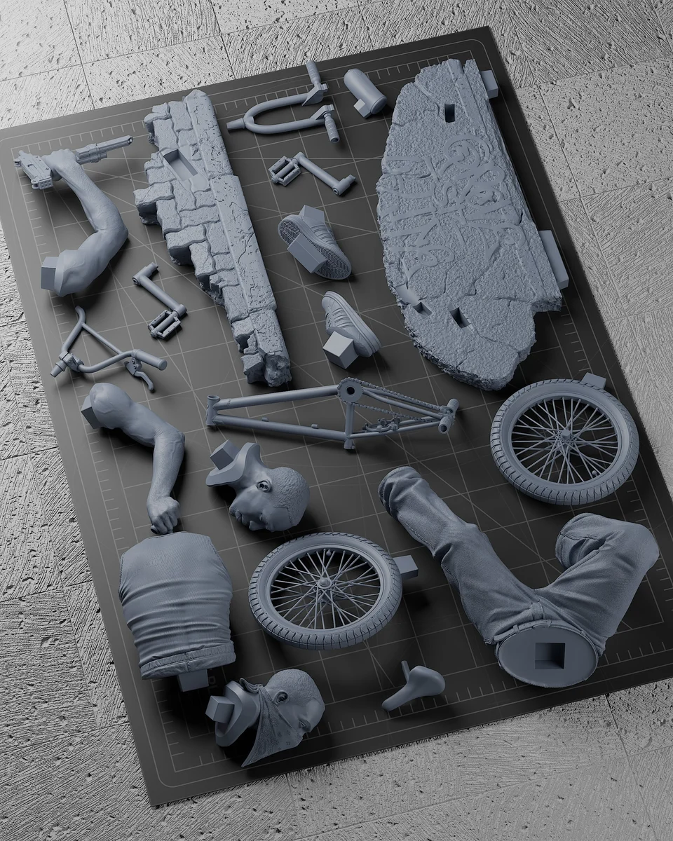 CJ GTA | Fan Art | 3D Printed Resin Model Garage Kit | *Un-Painted* | Zenith Studios 10