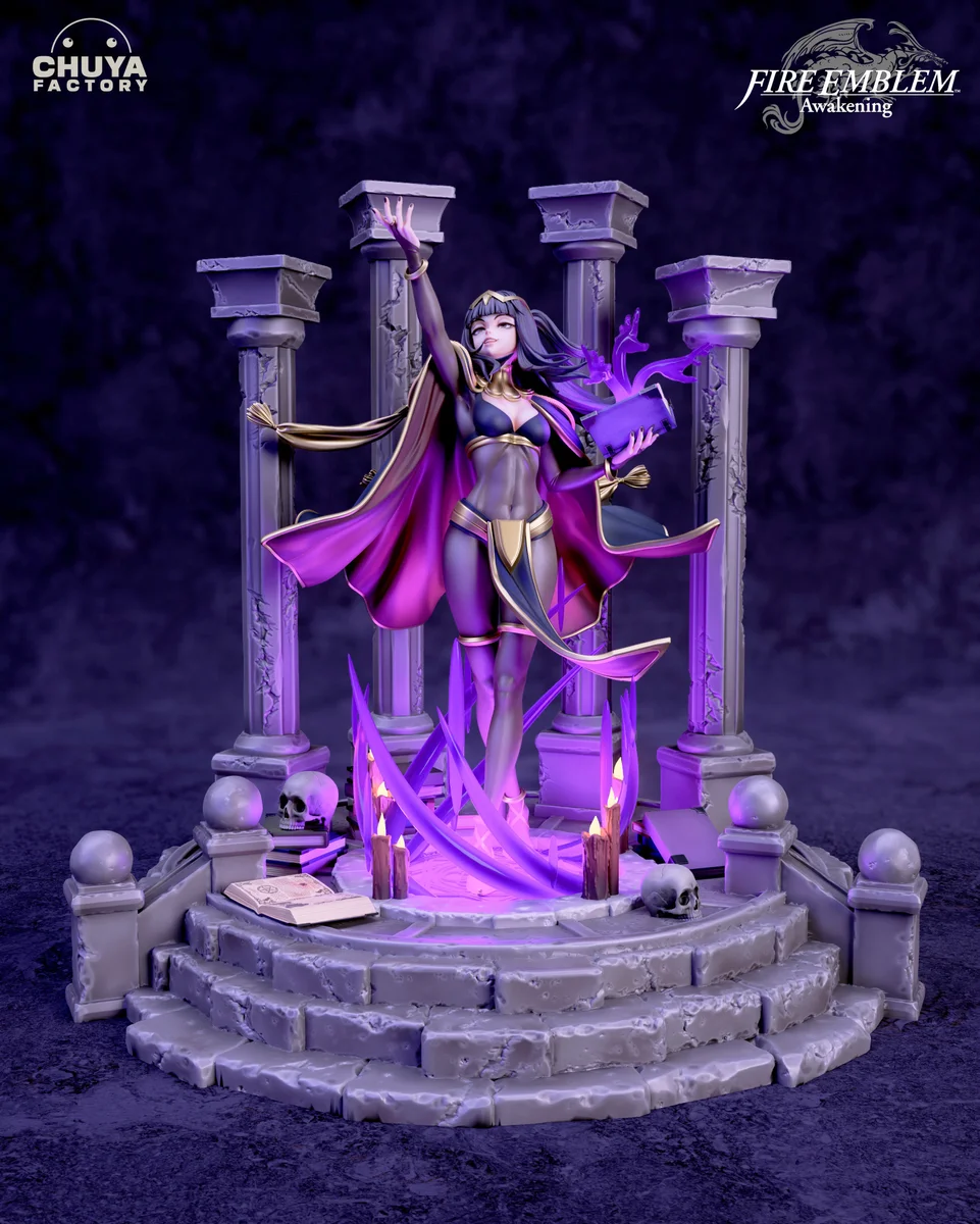Tharja | Fan Art | 3D Printed Resin Model Garage Kit | *Un-Painted* | Chuya Factory 3