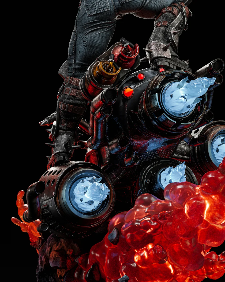 Lobo | Fan Art | 3D Printed Resin Model Garage Kit | *Un-Painted* | ZEZ Studio 14