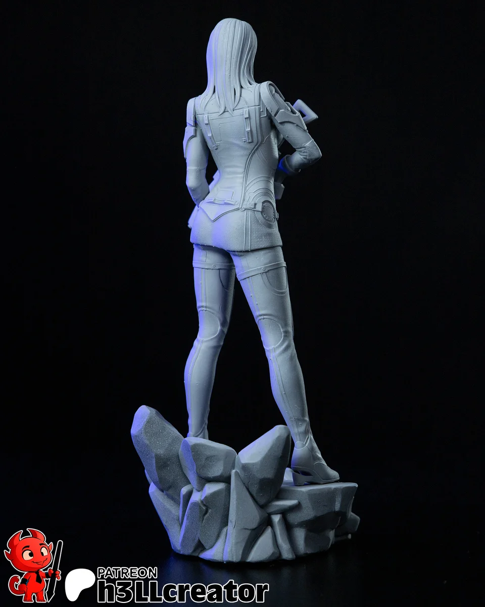 Ashley Williams | Fan Art | 3D Printed Resin Model Garage Kit | *Un-Painted* | H3LL Creator 10