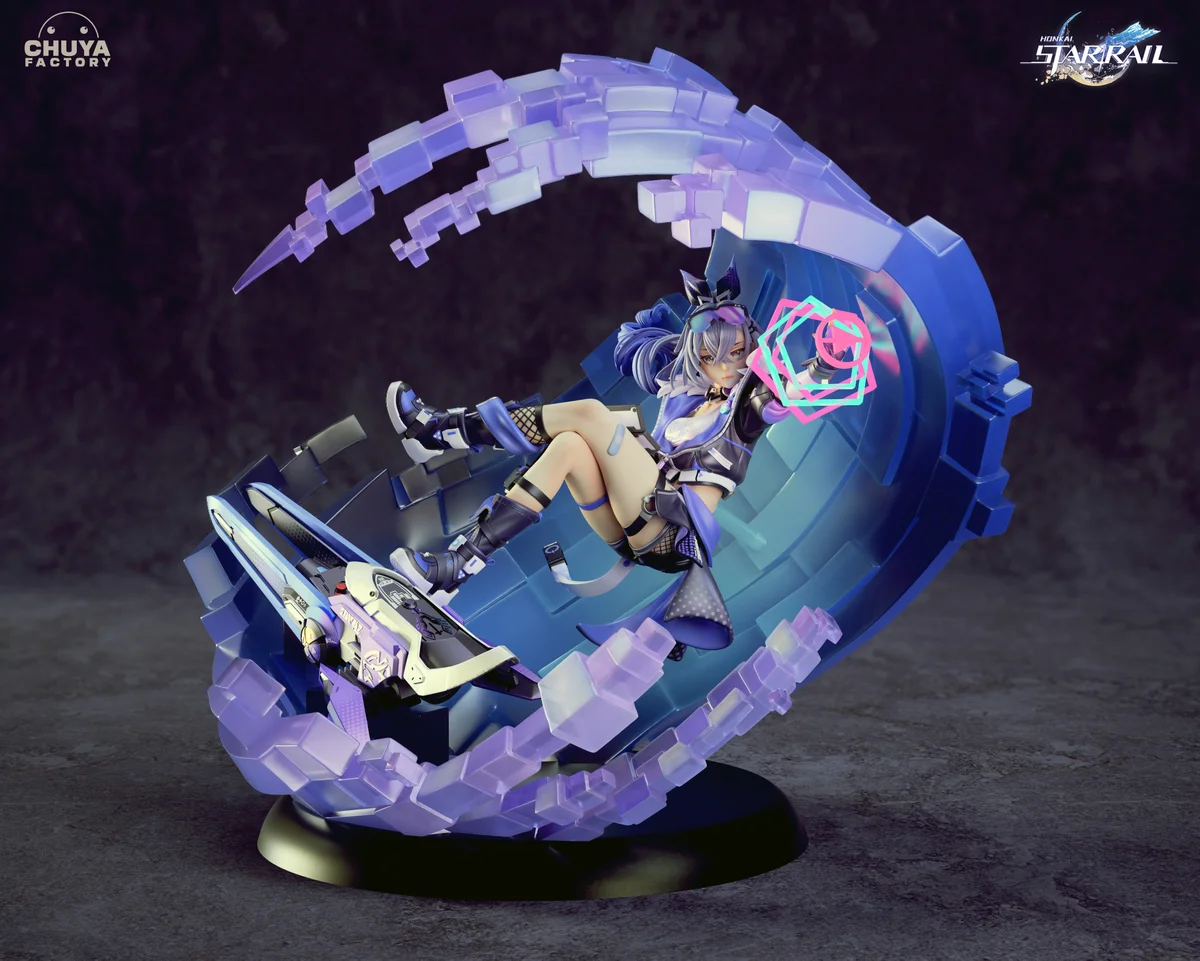 Silver Wolf | Fan Art | 3D Printed Resin Model Garage Kit | *Un-Painted* | Chuya Factory 4