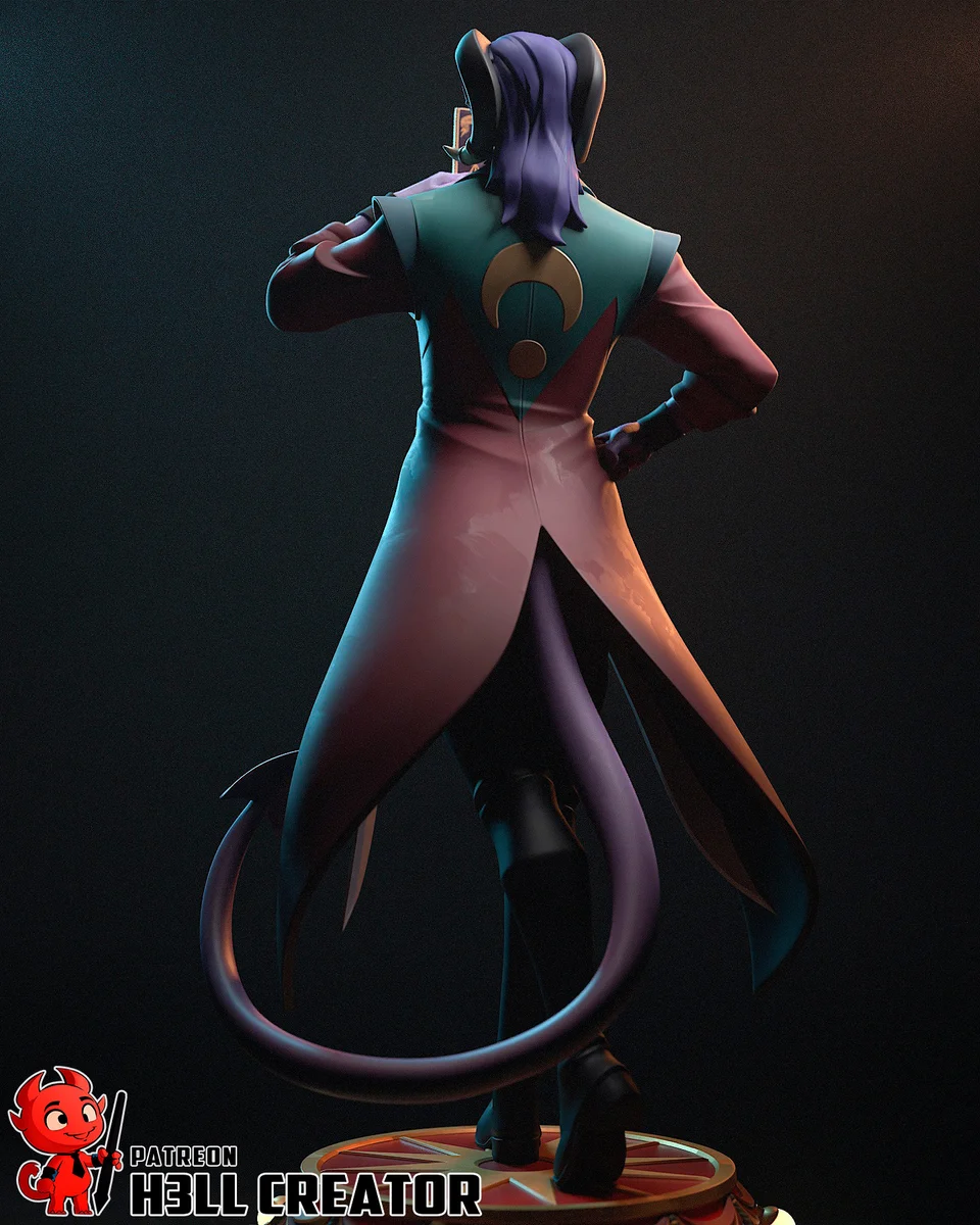 Mollymauk | Fan Art | 3D Printed Resin Model Garage Kit | *Un-Painted* | H3LL Creator 7
