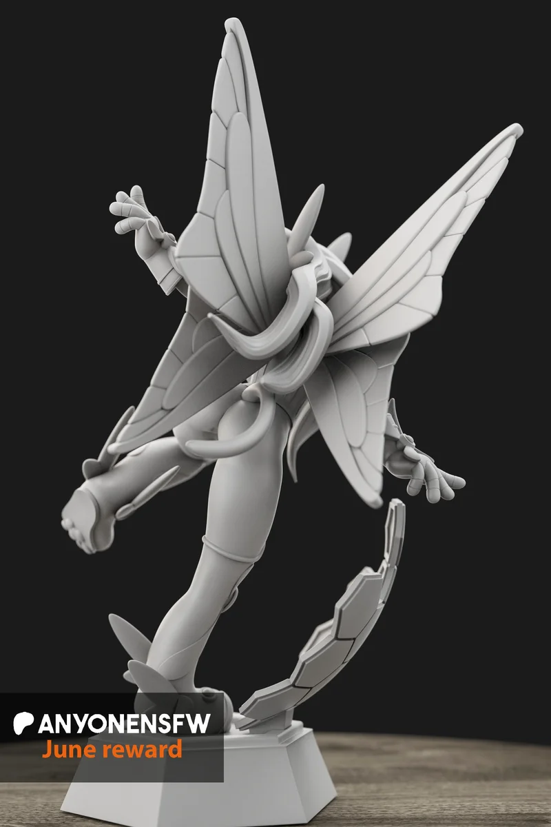 Wind Warrior | Fan Art | 3D Printed Resin Model Garage Kit | *Un-Painted* | AnyoneNSFW 2