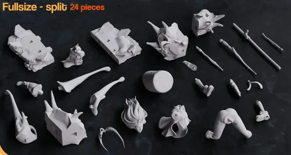 Power | Fan Art | 3D Printed Resin Model Garage Kit | *Un-Painted* | Nomnom 3