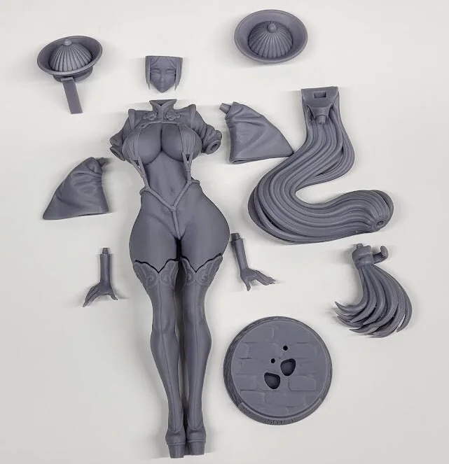 Minamoto | Fan Art | 3D Printed Resin Model Garage Kit | *Un-Painted* | Officer Rhu 7
