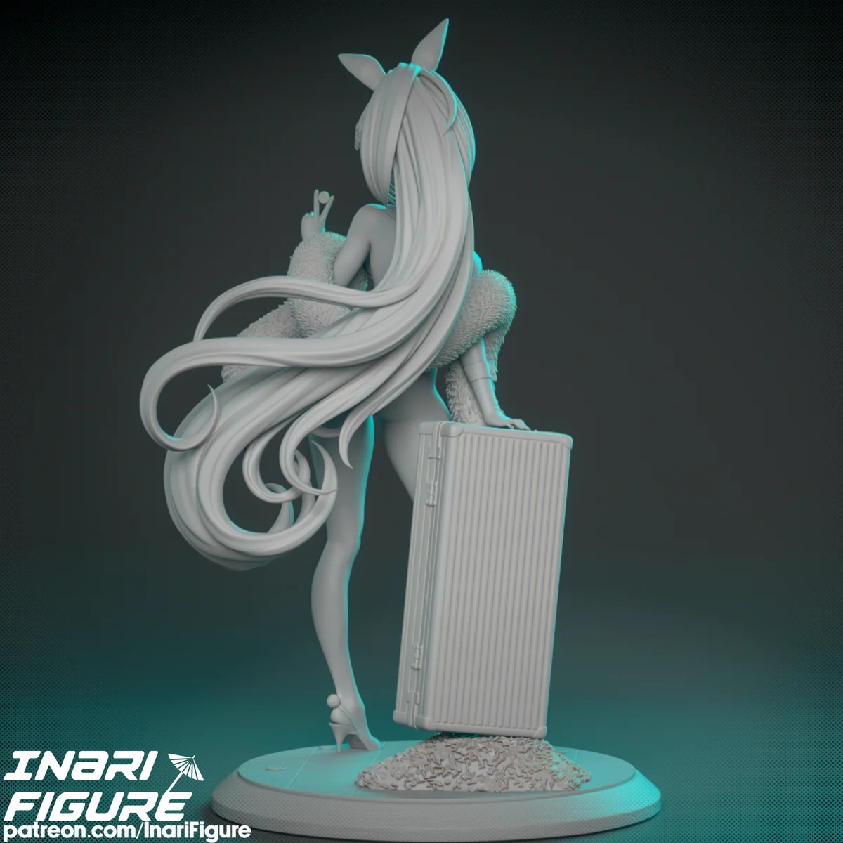 Rupee | Fan Art | 3D Printed Resin Model Garage Kit | *Un-Painted* | Inari Figure 8