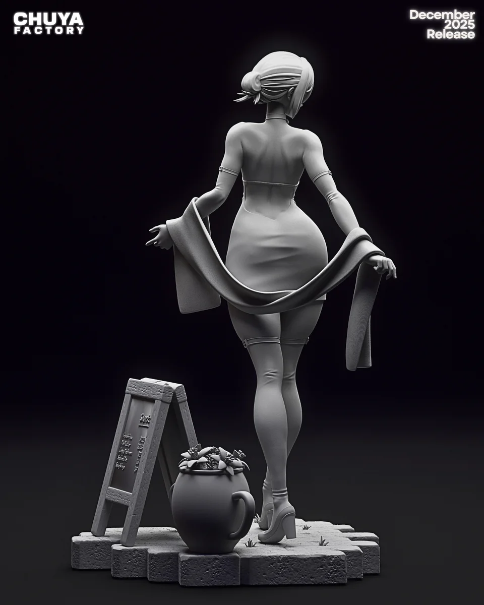 Reze | Fan Art | 3D Printed Resin Model Garage Kit | *Un-Painted* | Chuya Factory 12
