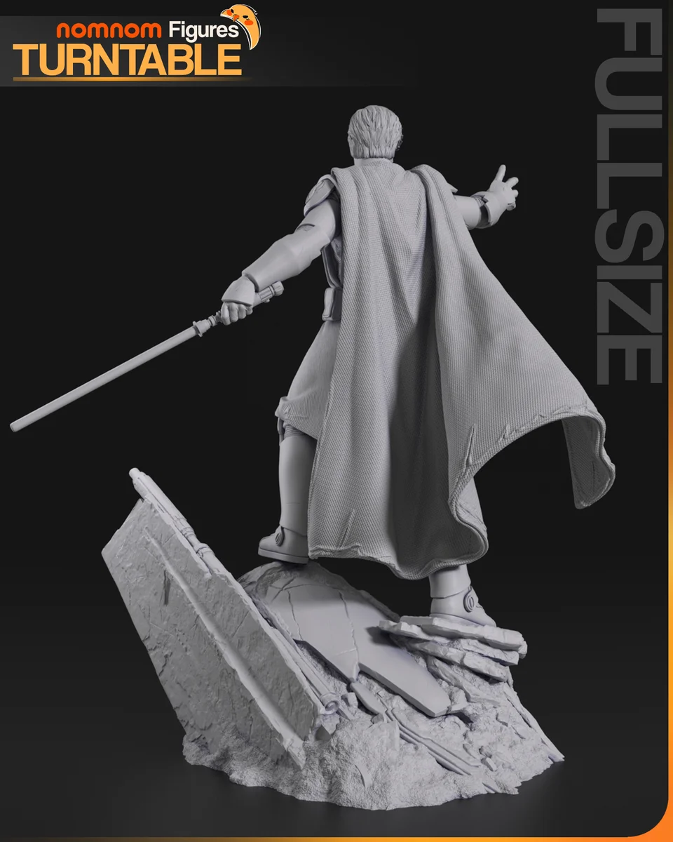 Obi-wan Kenobi | Fan Art | 3D Printed Resin Model Garage Kit | *Un-Painted* | Nomnom 11