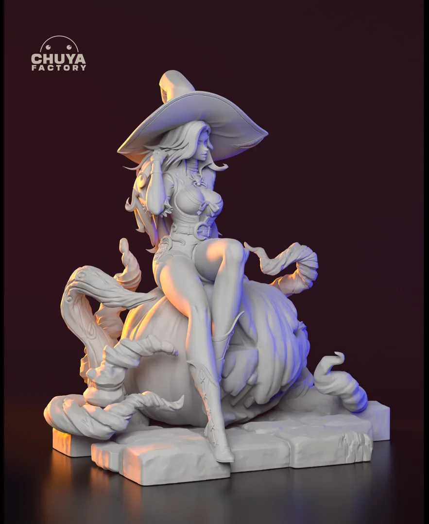 Sylvia | Fan Art | 3D Printed Resin Model Garage Kit | *Un-Painted* | Chuya Factory 11