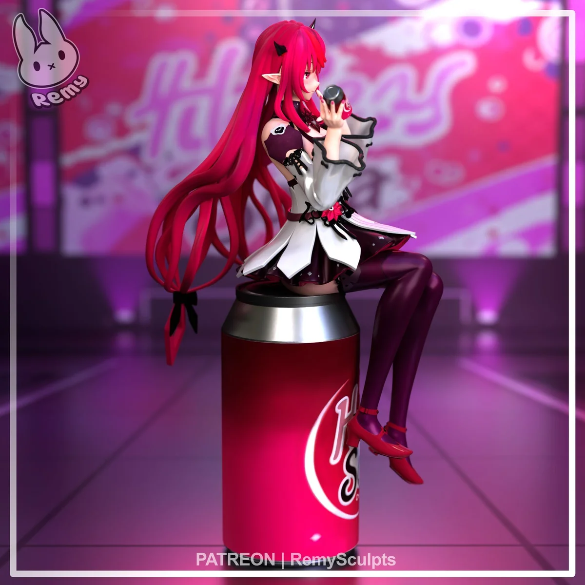 IRyS | Fan Art | 3D Printed Resin Model Garage Kit | *Un-Painted* | Remy Sculpts 3