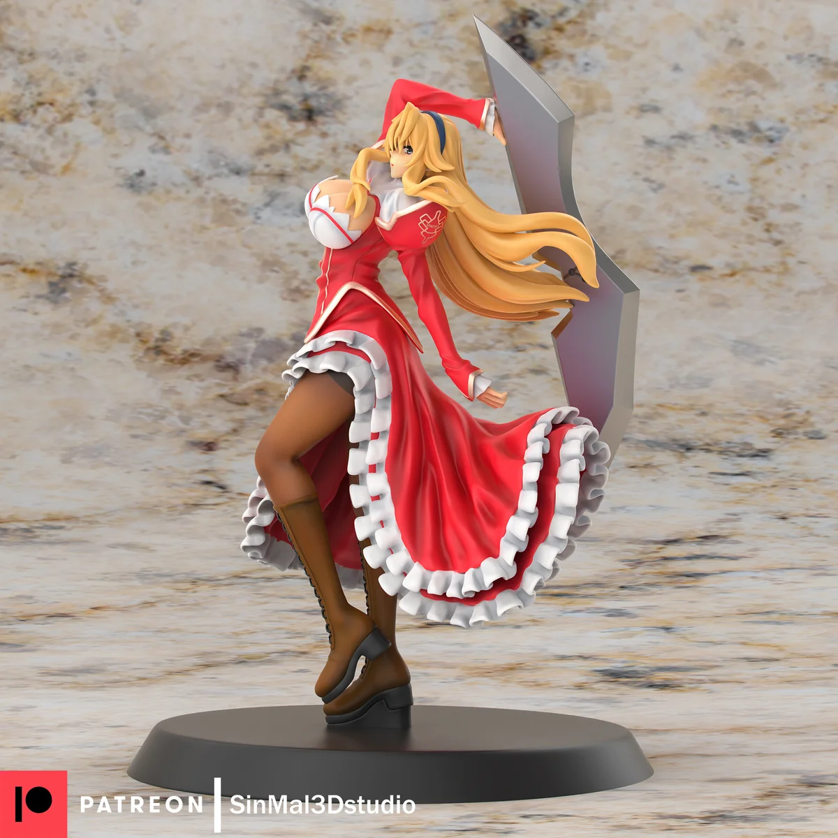 Satellizer El Bridget | Fan Art | 3D Printed Resin Model Garage Kit | *Un-Painted* | Sin3Dstudio 4