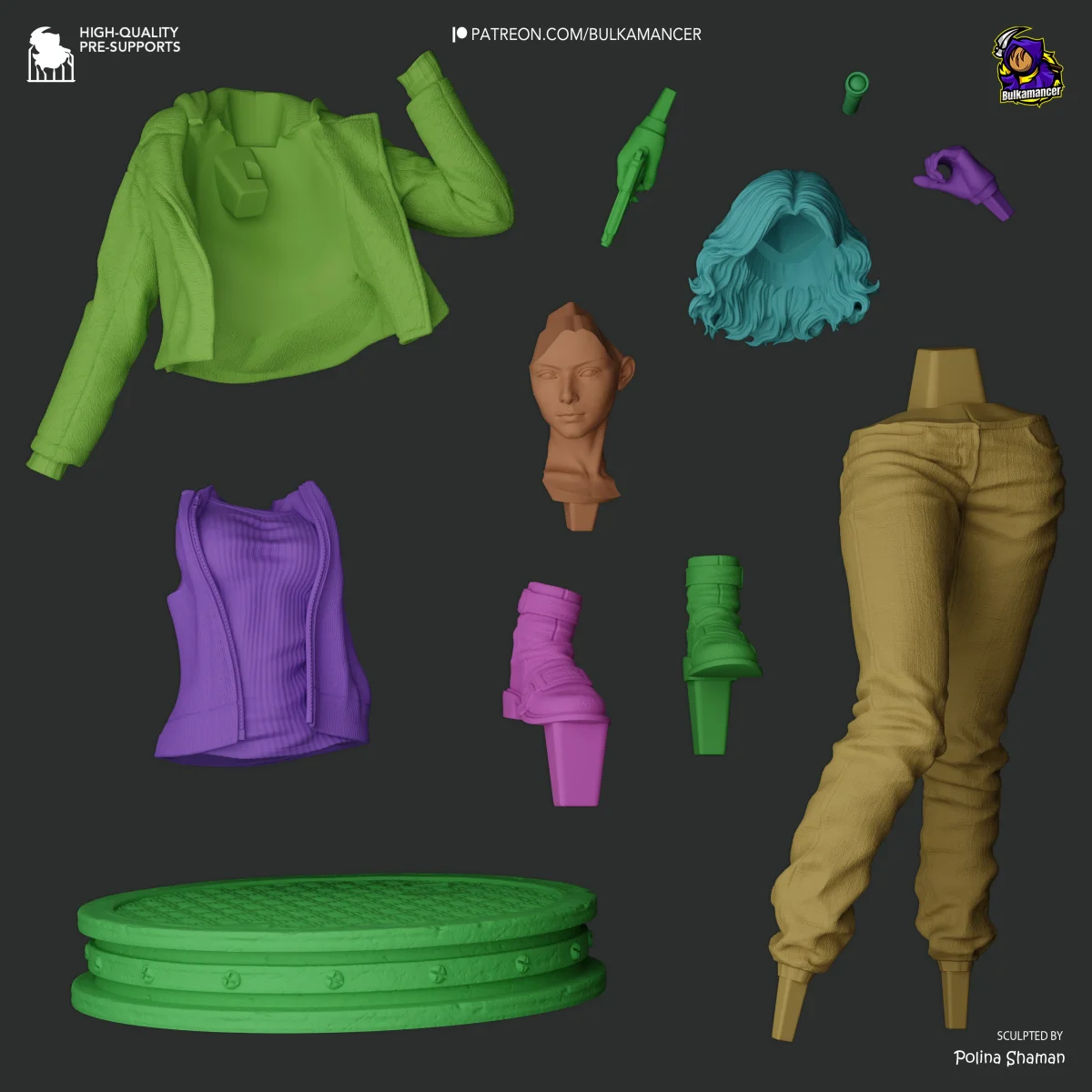 Grace Ashcroft | Fan Art | 3D Printed Resin Model Garage Kit | *Un-Painted* | Bulkamancer 5
