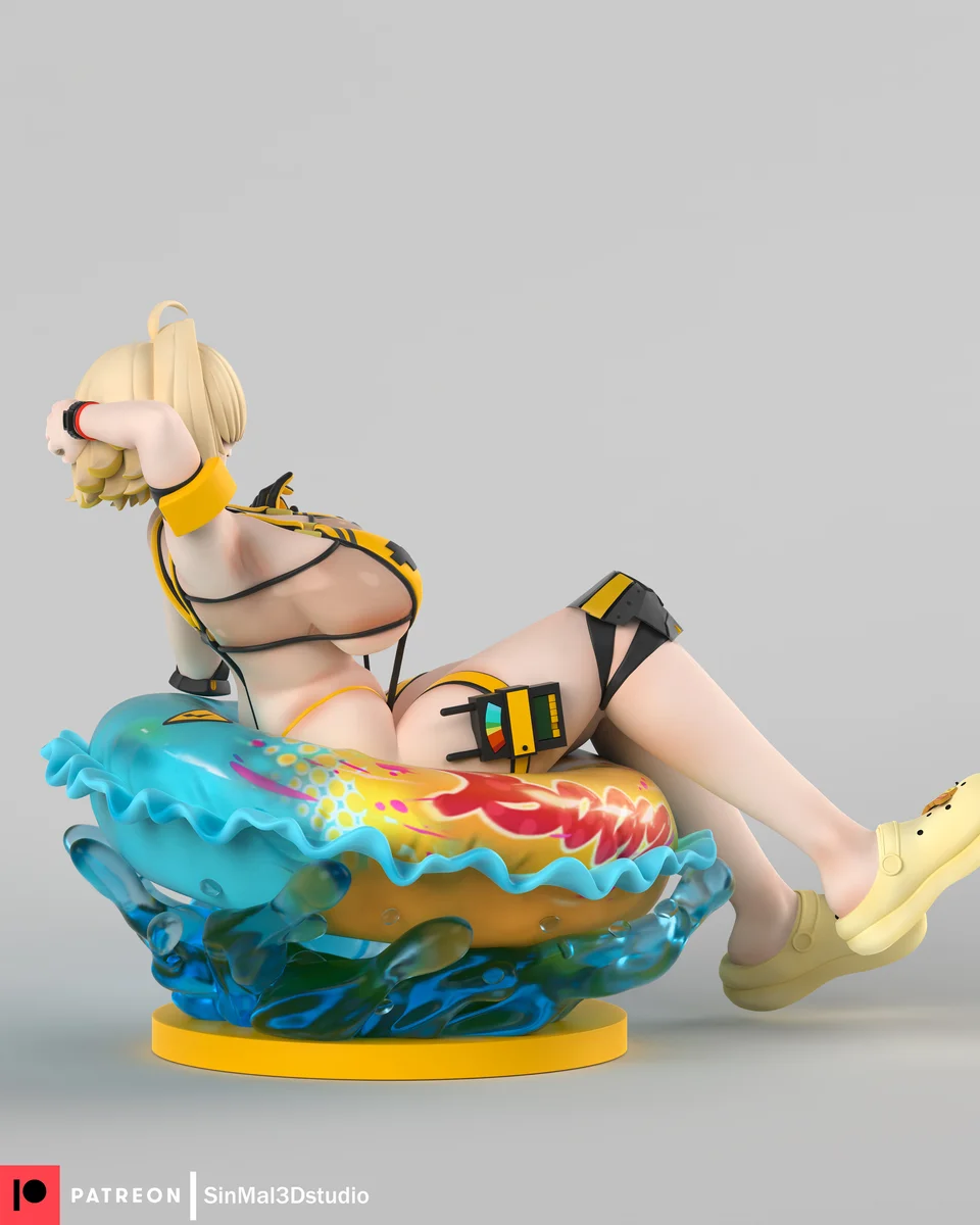 Elegg v2 | Fan Art | 3D Printed Resin Model Garage Kit | *Un-Painted* | Sin3Dstudio 7
