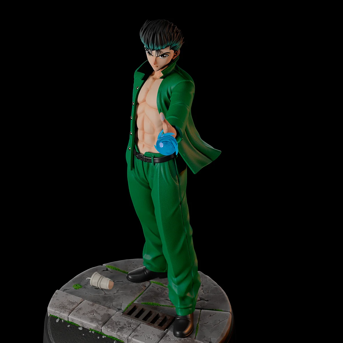 Yusuke Urameshi | Fan Art | 3D Printed Resin Model Garage Kit | *Un-Painted* | Momoji 9