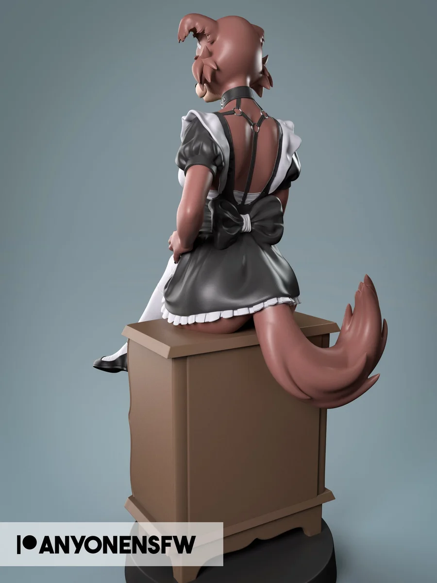 Juno Maid | Fan Art | 3D Printed Resin Model Garage Kit | *Un-Painted* | AnyoneNSFW 3