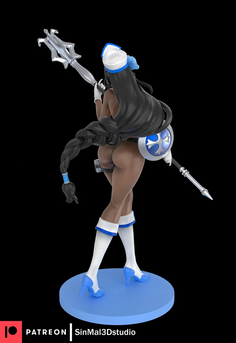 Maiden: Ice Rose | Fan Art | 3D Printed Resin Model Garage Kit | *Un-Painted* | Sin3Dstudio 6